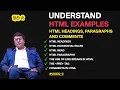 HTML Headings Paragraphs and Comments For Beginners HTML Examples 3 Hindi