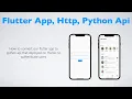 Flutter Chat App Part3 Connect to Python Api authenticate user