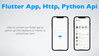 Flutter Chat App Part3 Connect to Python Api authenticate user