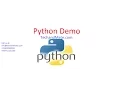 Python Demo session