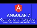 Angular 7 Tutorial by TechTechTuts Component Interaction Sharing Data Between Angular 7 Components