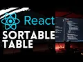 Build a Sortable Table With React js TypeScript No table libraries