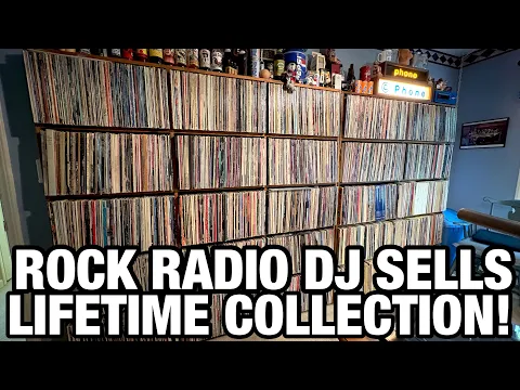 Rock Radio DJ Sells AMAZING Lifetime Collection of Classic Rock Gems!