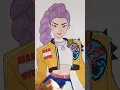 Rumi Coloring K-Pop Demon Hunters