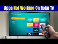 Roku TV Apps Not Working Fix Apps Not Loading Crashing Internet Issues
