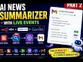 Build an AI News Summarizer with Live Events Using n8n SERP API Gemini AI Part 2