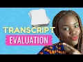 Transcript Evaluation