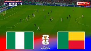 🔴Nigeria vs Benin - CAF World Cup 2026 Qualifiers Full Match | Pes 21 Gameplay Simulation