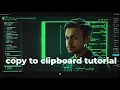 How to copy text on clipboard using javascript or typescript