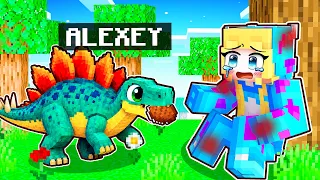 Nasci como BEBÊ ESTEGOSSAURO no Minecraft!