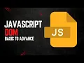 JavaScript DOM Bangla Tutorial Basic to Advanced Complete Course