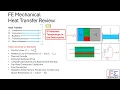 FE Mechanical Heat Transfer Review - Master the Core Concepts Through 8 Real Problems