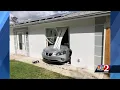 Car crashes through Ormond Beach home