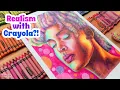 Using Crayola CRAYONS to Draw a Realistic Portrait