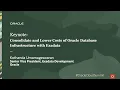Lowering Costs with Database Consolidation - Keynote