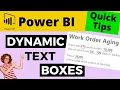 QT - Integrate Measures Into the Standard Power BI Text Box to Create Dynamic Titles