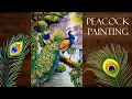 Lagu Peacock Painting , Peacock Acrylic Painting , Acrylic Painting Tutorial , Step by Step For Beginners