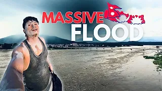 Ekkasi Baadi Aauda yesto Samma vayo 😱 NEPAL | #flood #nepal #nepalflood 