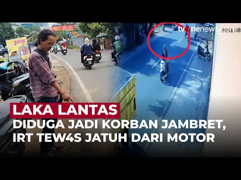 Detik-detik Ibu di Ciputat Tewas Terjatuh dari Motor Diduga Jadi Korban Jambret