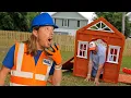 Klusjesman Hal helpt Benji een speelhuis te bouwen! Gereedschap is cool bij klusjesman Hal.