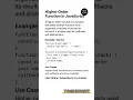 Higher Order Functions in JavaScript Simple Explanation