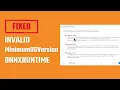 How to Fix Invalid MinimumOSVersion Error in Xcode ONNX Runtime iOS Upload Fix