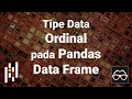 Pandas 31 Tipe data ordinal pada Pandas Data Frame Python Pandas Belajar Data Science