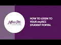 How to Login to myJSCC