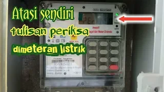 Cara mengatasi MCB listrik yang tiba-tiba error. 