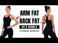 Download Lagu LOSE ARM FAT , BACK FAT in 2 weeks | Bra Bulge, Armpit Fat