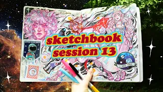 Witches Space Sketchbook Session 13 Draw With Me 