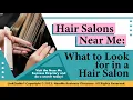 Hair Salons Near Me What to Look for in a Hair Salon