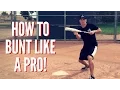 Baseball Bunting Fundamentals Bunt Like A Pro - Baseball Hitting Tips