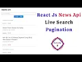 React Js News Api Live Search Pagination By NonTechBg