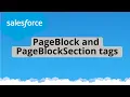 Tutorial 5 PageBlock and PageBlockSection Tags in Visualforce