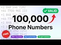 How To Generate over 100K Real Phone Numbers that works - Phone Number Generator