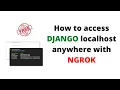 How to make Django Website Live using NGRok FREE