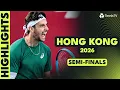 Lagu Musetti Faces Rublev; Bublik vs Giron | Hong Kong 2026 Semi-Final Highlights