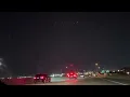 Driving on the New Jersey Turnpike in Newark