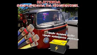 ELÉTRICA SIMPLIFICADA KOMBI  - - COMPLETO - BATERIA AUXILIAR E EQUIPAMENTOS ELETRÔNICOS
