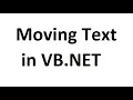 Slip 3 Moving Text in vb net By Ramdas Sir in Hindi