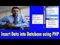 Insert Data into Database using Php - Part 5
