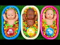 Download Lagu 21 Minutes Satisfying Video | Mixing Funny Candy ASMR \u0026 Make Up in 3 Bathtubs with Magic M\u0026M's Slime