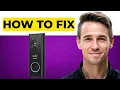 How to fix eufy doorbell offline 2026