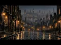 Rainy Victorian London Street Ambience 🌧️ | 1890s Street Ambience & Rain Sounds | 8 Hours