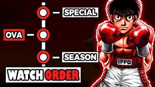 how to watch hajime no ippo in the right order 