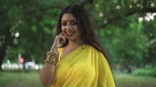 rupsa saha chowdhury yellow saree hot