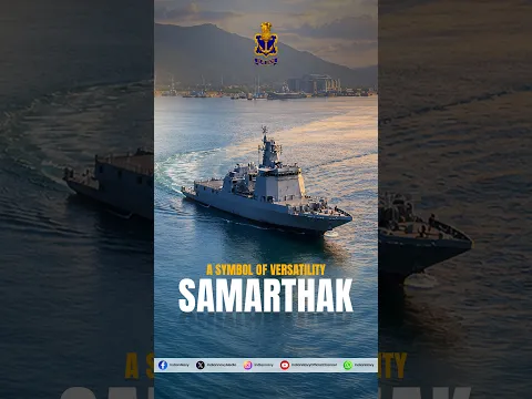 Samarthak Crest Unveiled ⚓ | Strength. Intelligence. Agile. | #indiannavy