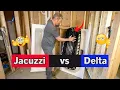 Bathtub Comparison Jacuzzi vs Delta