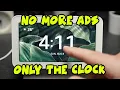 How to Show Only The Clock on Echo Show 5 No more Ads